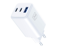 3mk Hyper GaN Charger 65W QC4+ PD PPS USB 1A2C White EU - 1333354 - zdjęcie 4